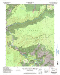 Hi-Res Interactive Map of Mozark Mountain, Tucker County, WV in 1995 ...